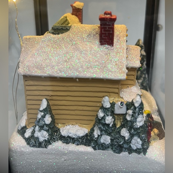 Bradford Exchange “Joy” Holiday Light up Detailed Holiday Lantern - Picture 4 of 13